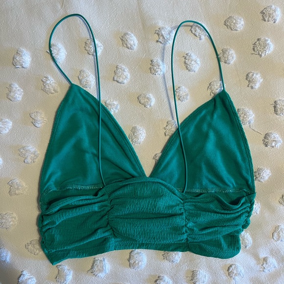 Green urban outfitters top - can be worn both ways size s - Picture 4 of 5